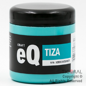 PINTURA TIZA EQ 929 VERDE OCEANICO 200 CC X 3 UNIDADES